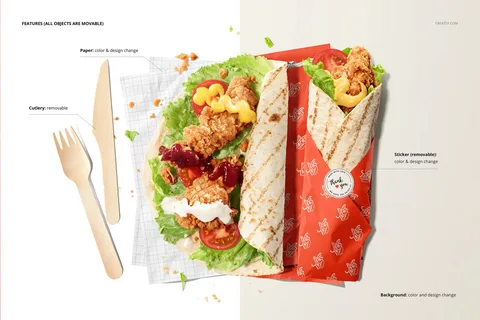 Custom Tortilla Wrapping Paper