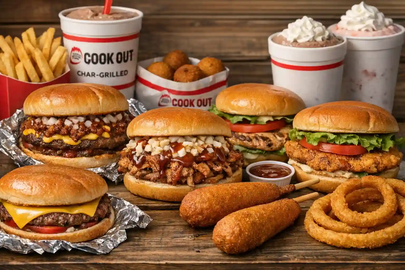 Cookout Sandwich Menu