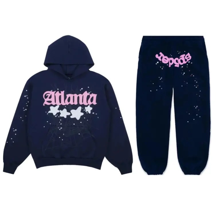 Sp5der Atlanta Navy Tracksuit