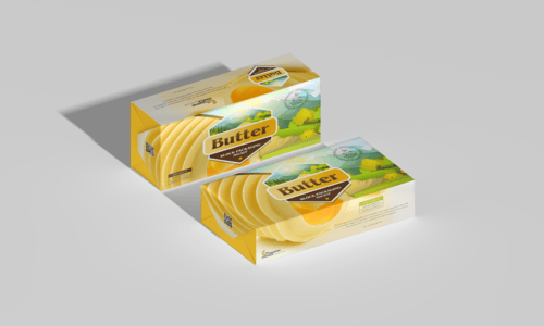 butter packaging design